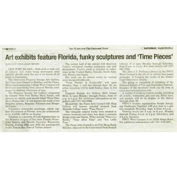 Colorful Orange Matted Abstract Art Print MariTime Artist Signed - Picture 5 of 8